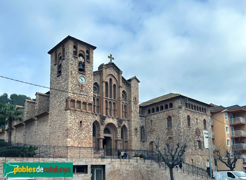Cervelló - Església de Sant Esteve i rectoria