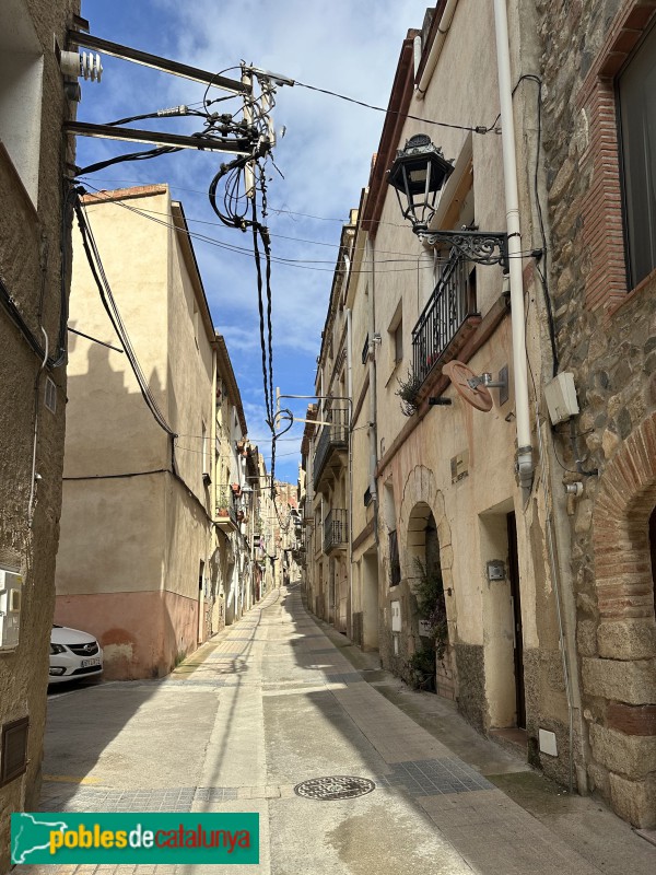 Alforja - Nucli antic. Carrer Hospital (Foto: Albert Esteves, 2025) Alforja - Nucli antic. Carrer Hospital