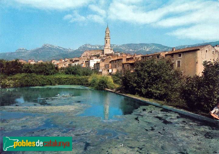 Alforja - Molí Vell. Bassa. Postal antiga)