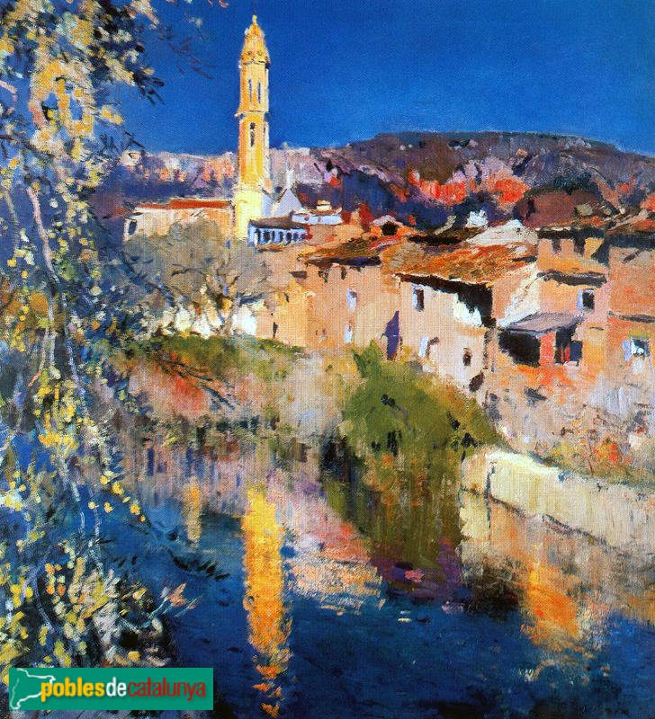 Alforja - Bassa del Molí Vell. Quadre de Joaquim Mir. Museu de Montserrat