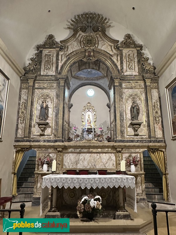 Alforja - Santuari de Puigcerver. Retaule