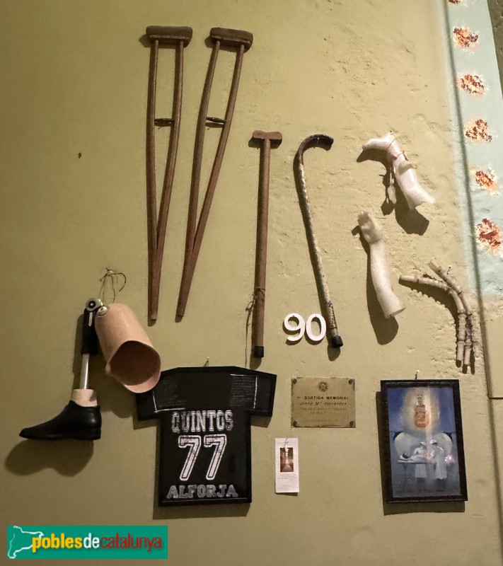 Alforja - Santuari de Puigcerver. Alguns ex-vots