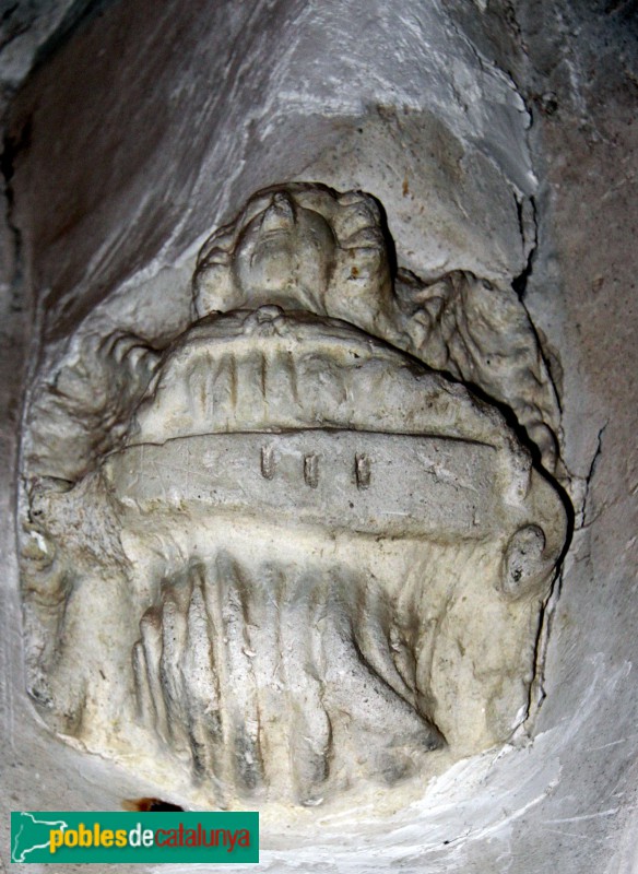 Avinyonet del Penedès - Sant Sebastià dels Gorgs. Detall del campanar