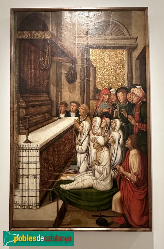 Museu del Renaixement - Perot Gascó. Resurrecció de sis morts davant les relíquies de Sant Esteve, 1529-46