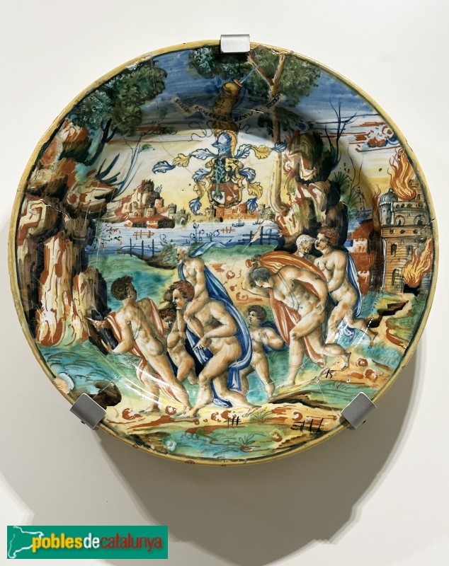 Museu del Renaixement - Plat d'Andrea Negroponte, c. 1550