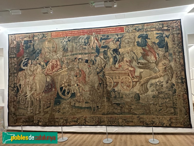 Museu del Renaixement - Tapís Triomf del Temps sobre la Fama, 1540-50