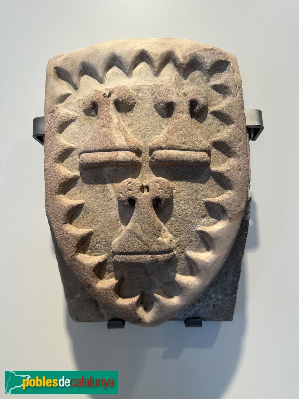 Molins de Rei - Palau dels Requesens.Escut dels Requesens, s. XV-XVI