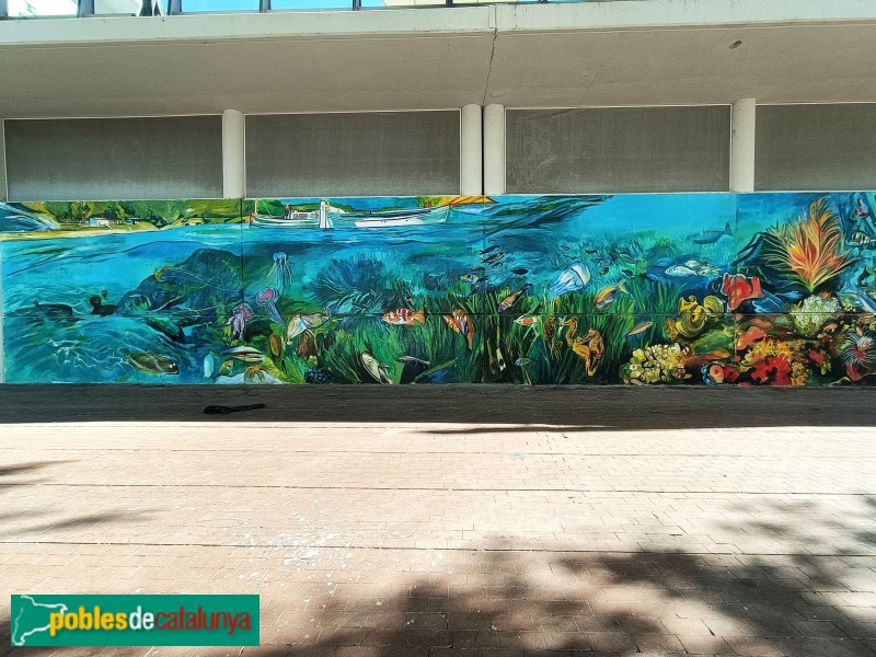 Barcelona - Mural de l'Aquarium