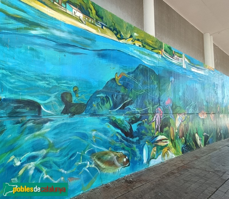 Barcelona - Mural de l'Aquarium