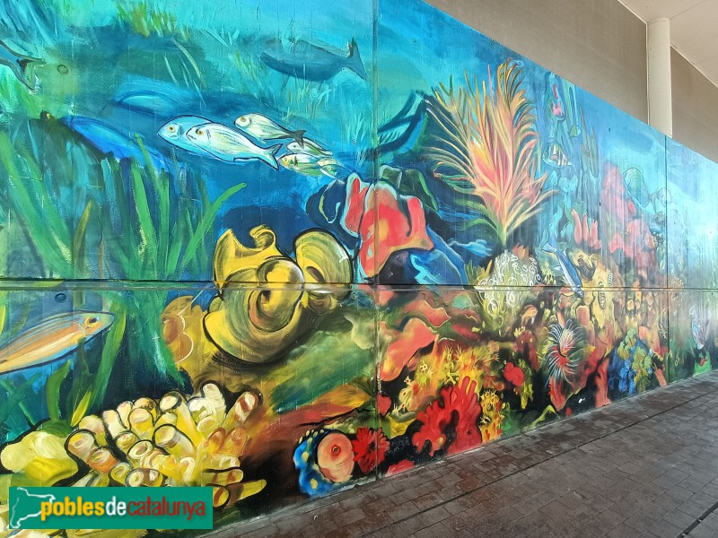 Barcelona - Mural de l'Aquarium