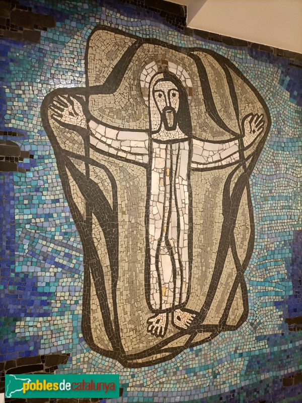 Barcelona - Hospital El Pilar. Mosaics de la capella