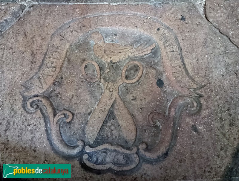 Barcelona - Església de Sant Agustí Nou. Vas de Francesc Colom, 1769 (Foto: Anna Corcoll, 2025) Barcelona - Església de Sant Agustí Nou. Vas de Francesc Colom, 1769