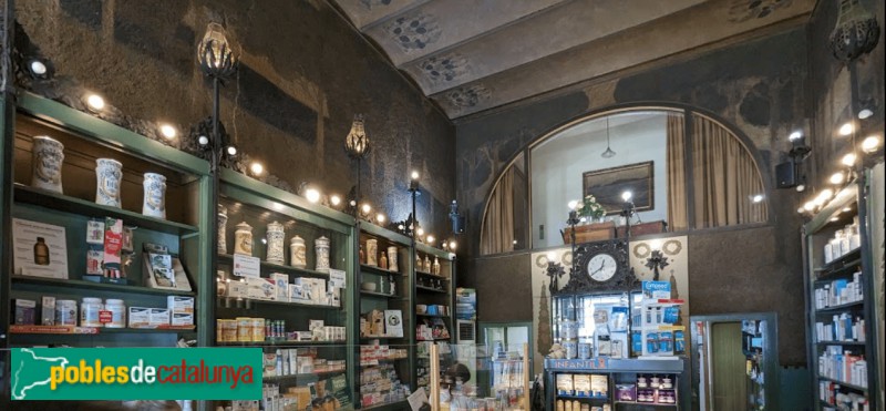 Terrassa - Antiga Confiteria Vídua Carné (Farmàcia Albiñana) (Foto: Sergi Suárez, 2025) Terrassa - Antiga Confiteria Vídua Carné (Farmàcia Albiñana)