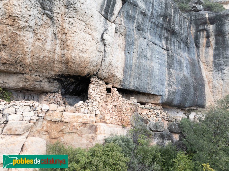 Montblanc - Abric Mas d'en Carles (Rojals)