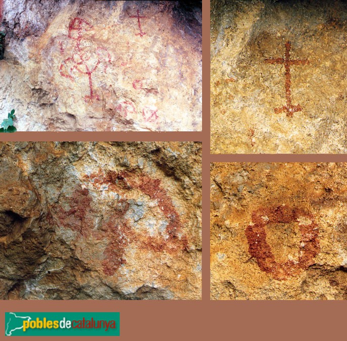 Montblanc - Abric Mas d'en Carles (Rojals)