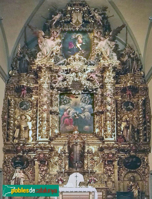 Vic - Església de Santa Teresa. Retaule de Pau Costa