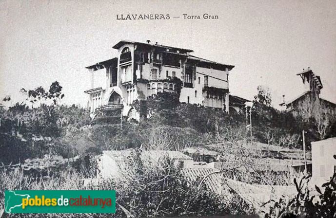 Sant Andreu de Llavaneres - Torre Gran. Postal antiga