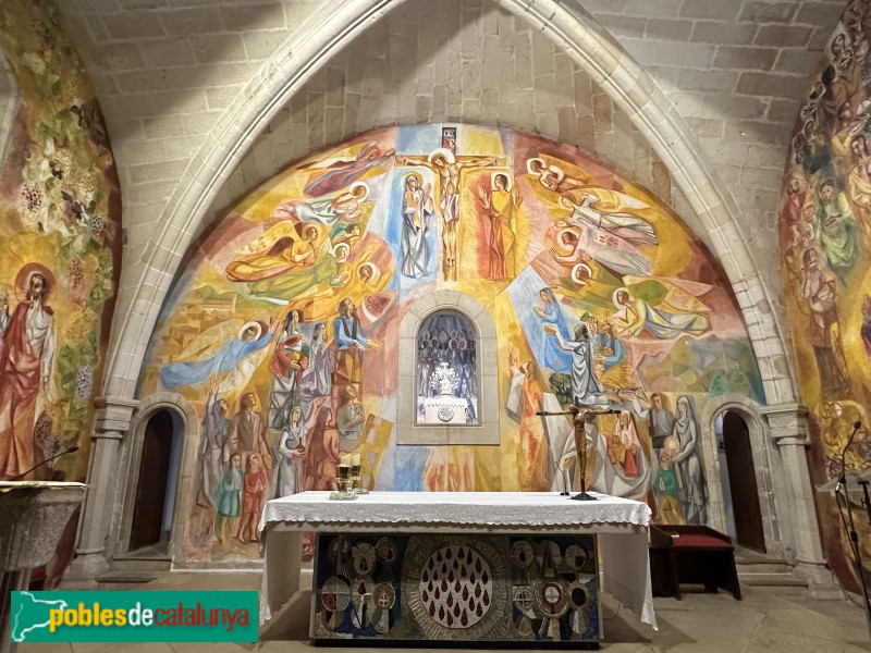 La Selva del Camp - Ermita de Santa Maria de Pretdelgada. Pintures de Grau-Garriga (Foto: Albert Esteves, 2025) La Selva del Camp - Ermita de Santa Maria de Pretdelgada. Pintures de Grau-Garriga