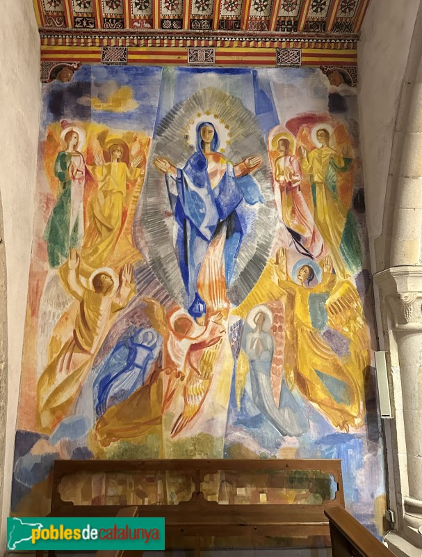 La Selva del Camp - Ermita de Santa Maria de Pretdelgada. Pintures de Grau-Garriga (Foto: Albert Esteves, 2025) La Selva del Camp - Ermita de Santa Maria de Pretdelgada. Pintures de Grau-Garriga