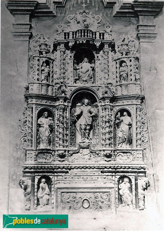 Constantí - Església de Sant Feliu. Retaule de Sant Isidre(desaparegut)