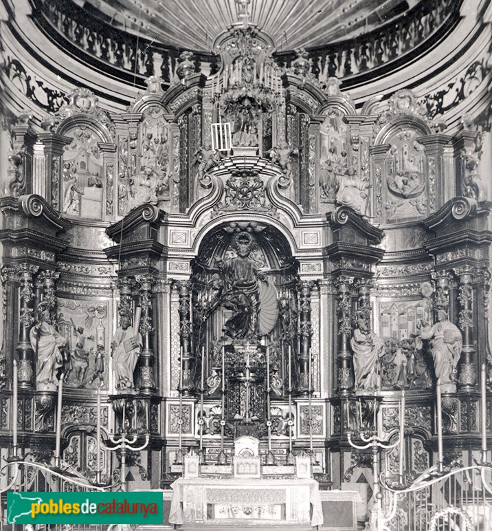 Constantí - Església de Sant Feliu. Retaule major (desaparegut)