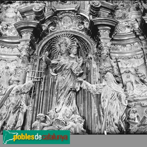 Constantí - Església de Sant Feliu. Retaule del Roser (desaparegut)