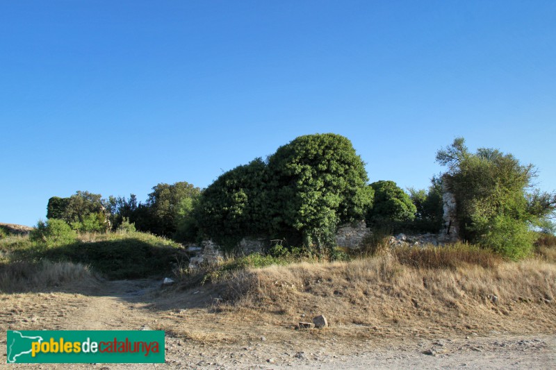 Vilaplana - La Mussara. Ruïnes del poble (Foto: Albert Esteves, 2017) Vilaplana - La Mussara. Ruïnes del poble