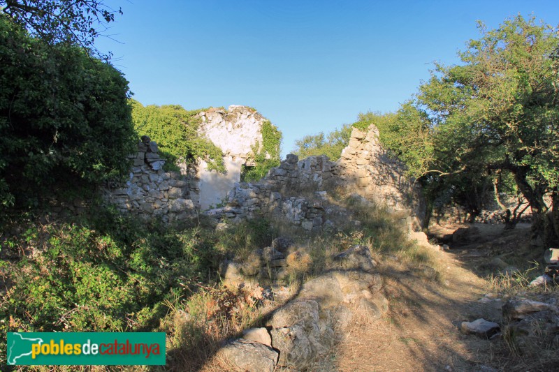Vilaplana - La Mussara. Ruïnes del poble (Foto: Albert Esteves, 2017) Vilaplana - La Mussara. Ruïnes del poble