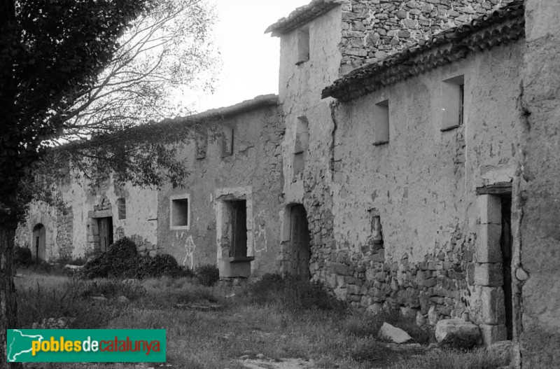 Vilaplana - Poble de la Mussara (Foto: <i>Montserrat Vidal-Barraquer</i>, anys 60) Vilaplana - Poble de la Mussara