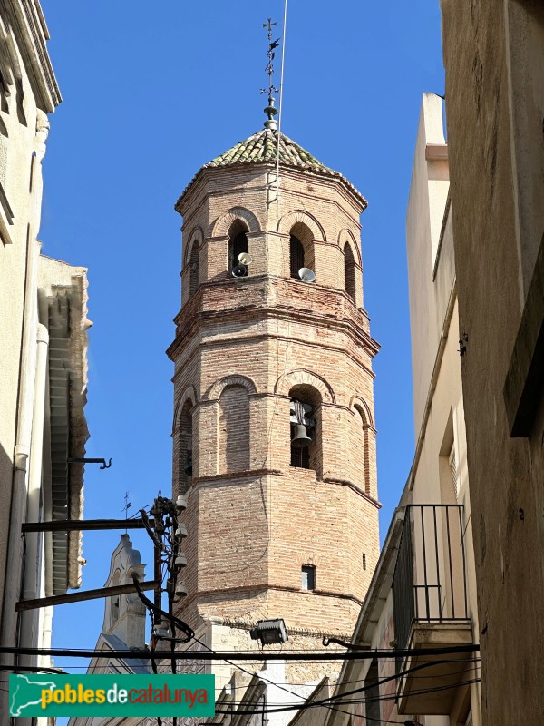Vilaplana - Església de Santa Maria. Campanar