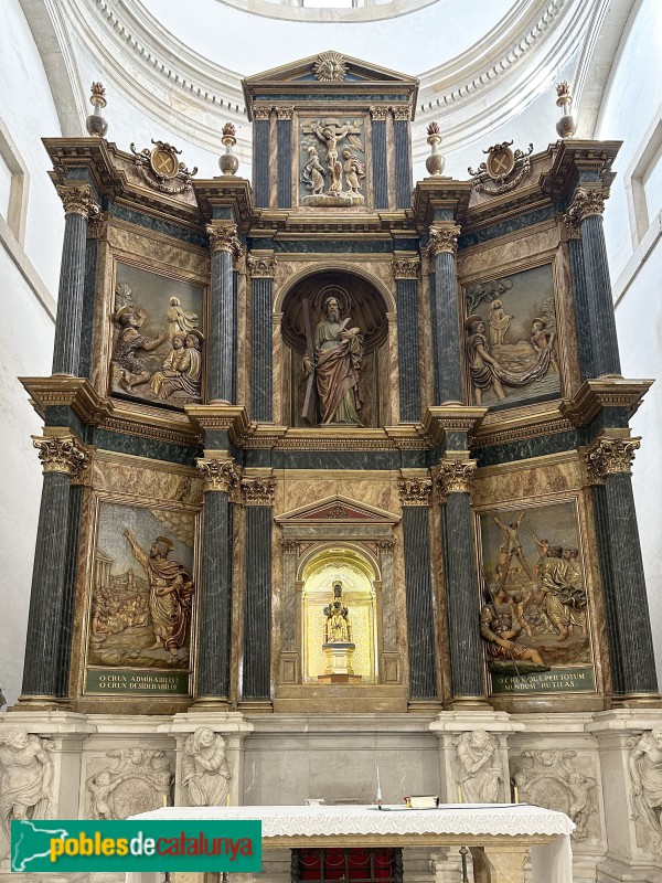 La Selva del Camp - Església de Sant Andreu. Retaule modern (Foto: Albert Esteves, 2025) La Selva del Camp - Església de Sant Andreu. Retaule modern