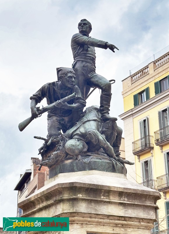 Girona - Monument als Defensors de Girona, 1808-1809