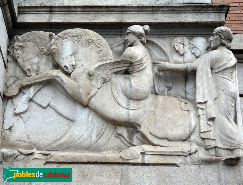 Girona - Edifici de Correus. Relleu