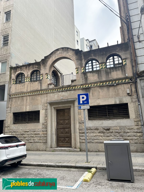 Girona - Casa Corominas. Façana posterior