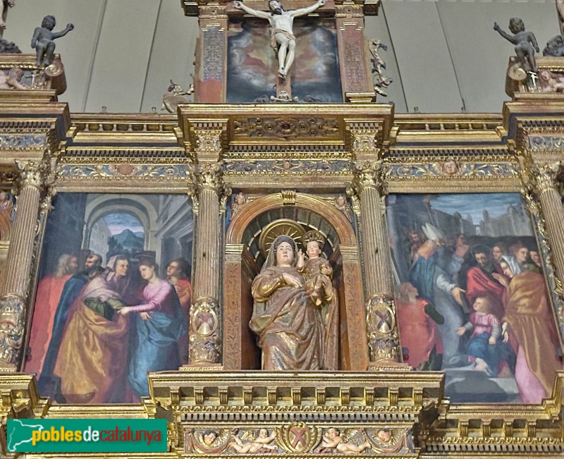 Sant Andreu de Llavaneres - Església de Sant Andreu. Retaule major