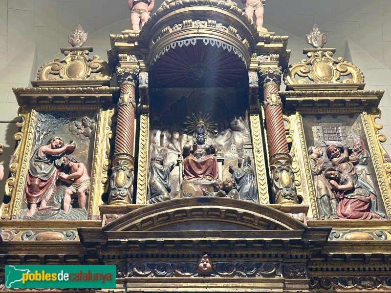 Sant Andreu de Llavaneres - Església de Sant Andreu. Retaule de Sant Joan