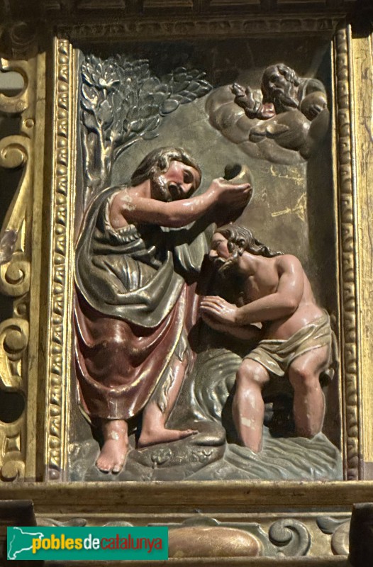 Sant Andreu de Llavaneres - Església de Sant Andreu. Retaule de Sant Joan