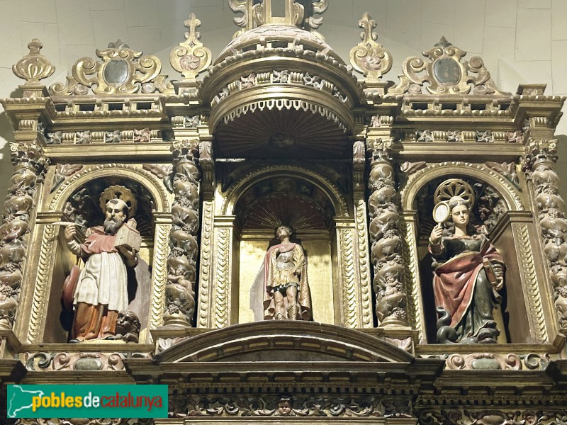 Sant Andreu de Llavaneres - Església de Sant Andreu. Retaule de Sant Antoni de Pàdua