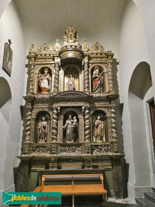 Sant Andreu de Llavaneres - Església de Sant Andreu. Retaule de Sant Antoni de Pàdua