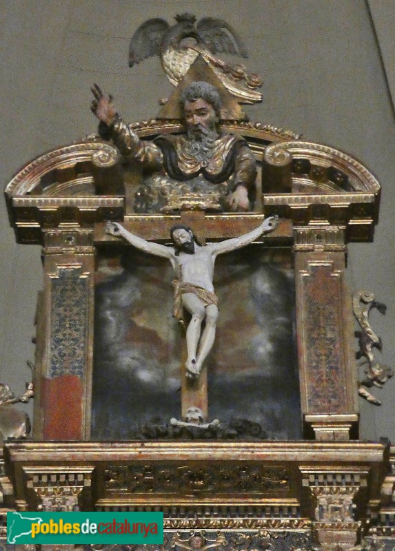 Sant Andreu de Llavaneres - Església de Sant Andreu. Retaule major