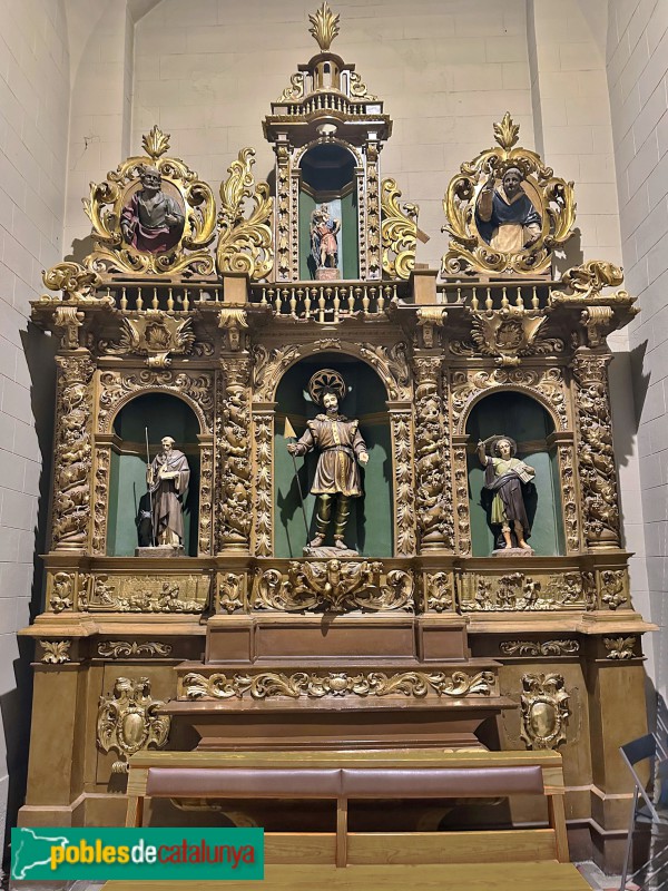 Sant Andreu de Llavaneres - Església de Sant Andreu. Retaule de Sant Isidre