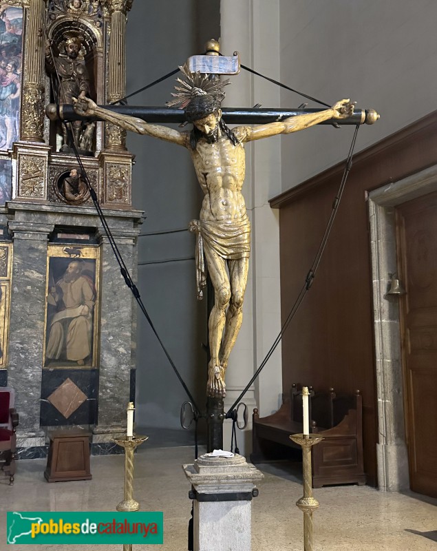 Sant Andreu de Llavaneres - Església de Sant Andreu. Sant Crist processional