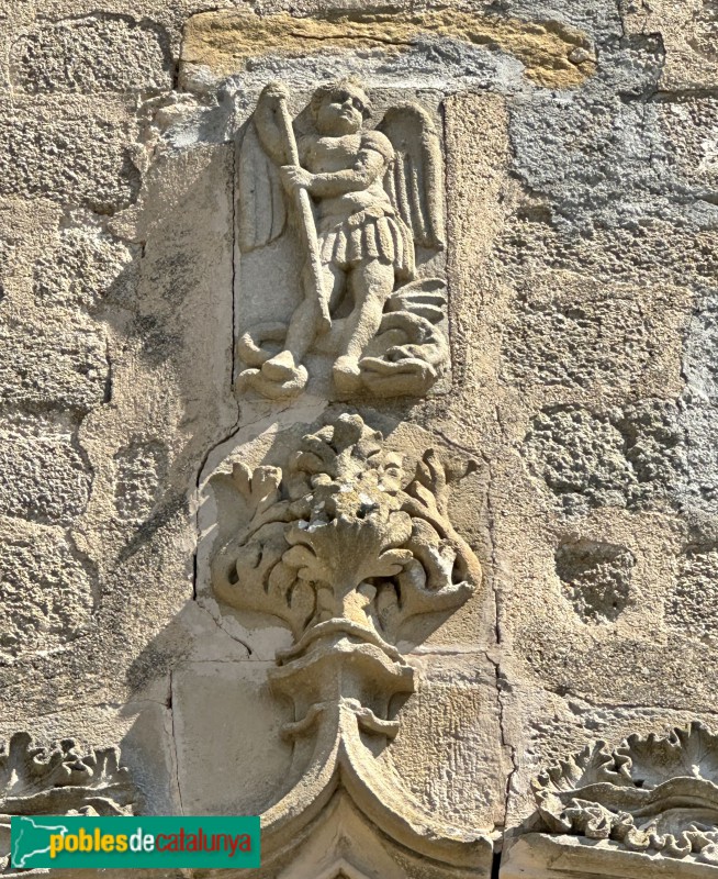 Sant Andreu de Llavaneres - Església vella de Sant Andreu. Portada