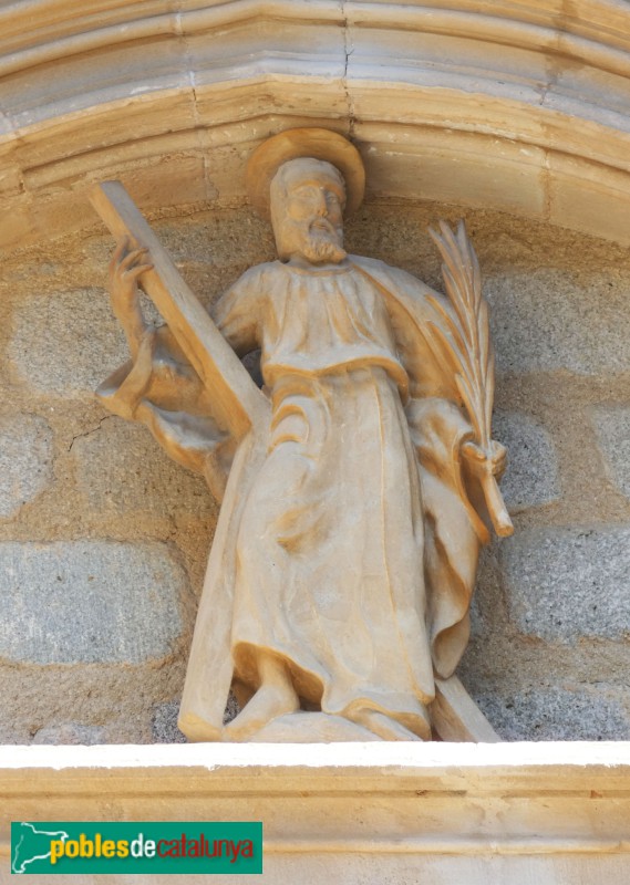 Sant Andreu de Llavaneres - Església vella de Sant Andreu. Portada