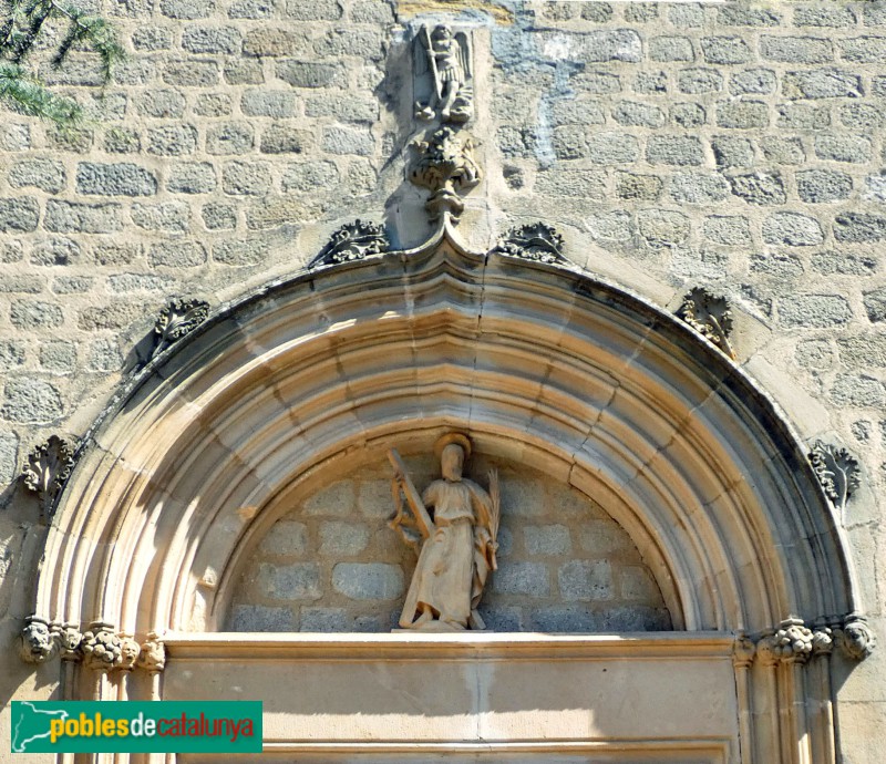 Sant Andreu de Llavaneres - Església vella de Sant Andreu. Portada
