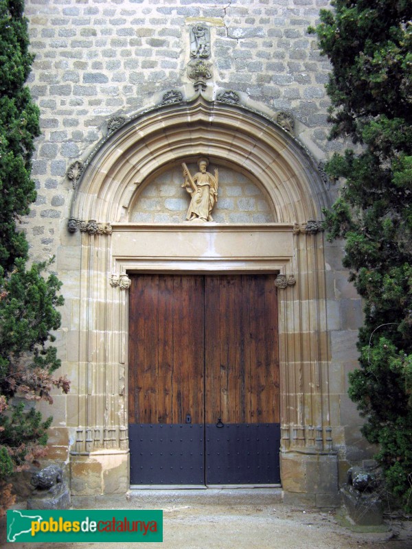 Sant Andreu de Llavaneres - Església vella de Sant Andreu. Portada