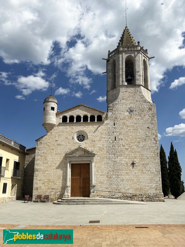 Fornells de la Selva - Església de Sant Cugat (Foto: Albert Esteves, 2025) Fornells de la Selva - Església de Sant Cugat
