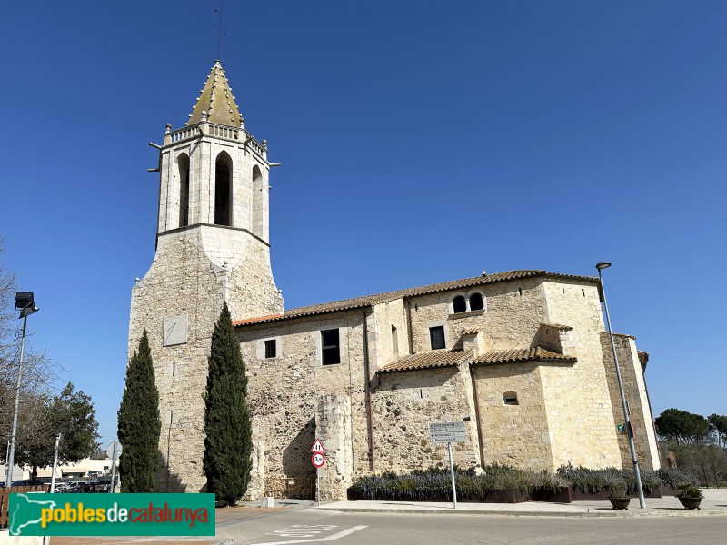 Fornells de la Selva - Església de Sant Cugat (Foto: Albert Esteves, 2025) Fornells de la Selva - Església de Sant Cugat