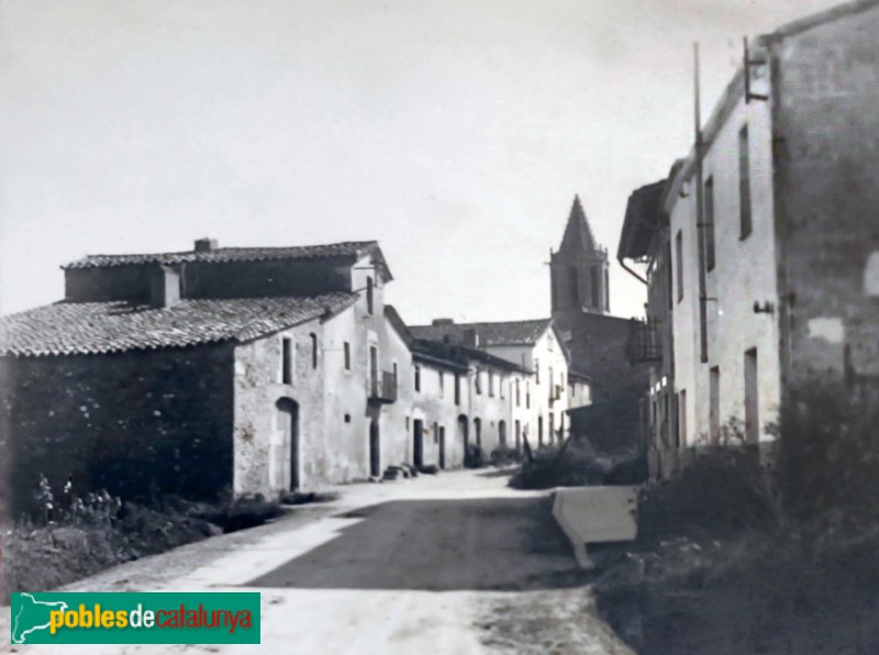 Fornells de la Selva - Carrer de Sant Cugat. Postal antiga Fornells de la Selva - Carrer de Sant Cugat. Postal antiga