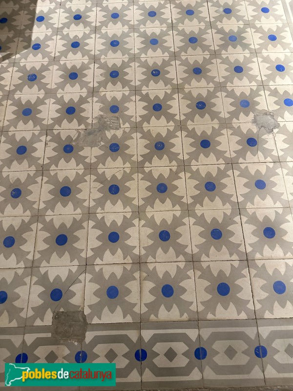 Sant Andreu de Llavaneres - Can Caralt. Paviment hidràulic